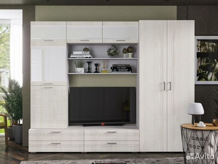 Тумба тв Амелия 1,8м мдф Дуб анкор