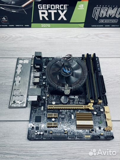 Материнская плата B85 + i5 4430 + 20Gb + кулер