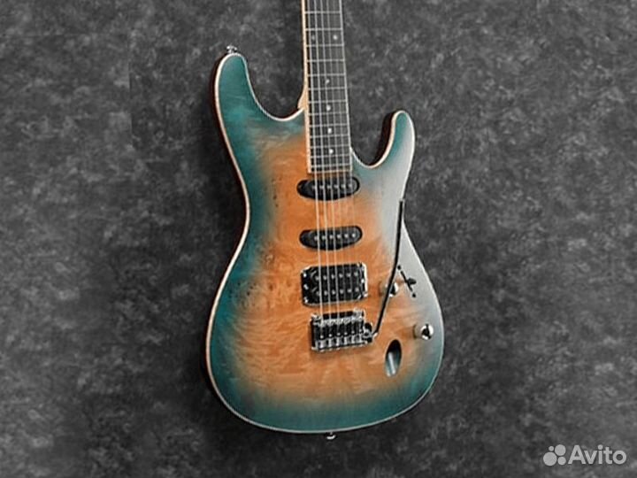Электрогитара Ibanez SA460MBW Sunset Blue Burst