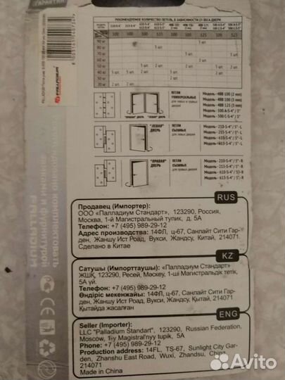 Мебельная фурнитура петли