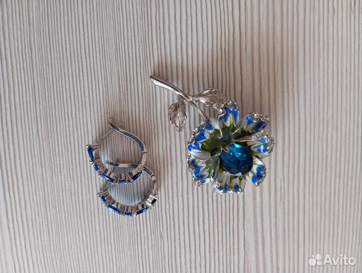 Серьги набор