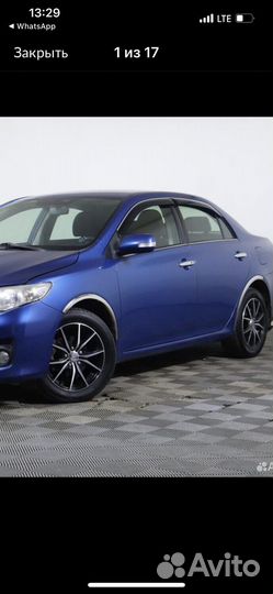 Накладки на арки toyota corolla 2011 год