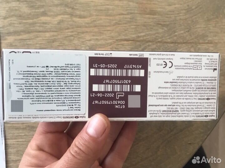 Линзы контактные