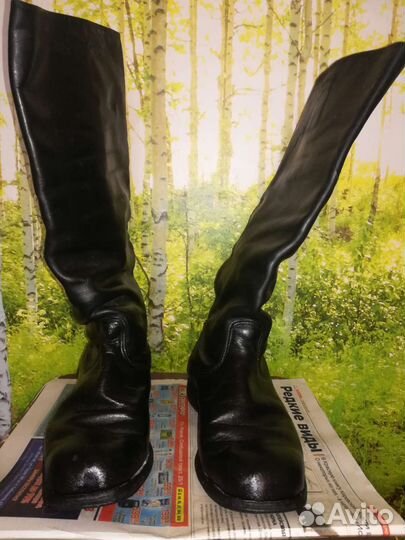 Сапоги офицерские хромовые (СССР)