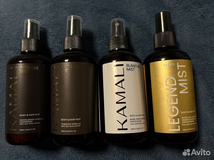 Мисты kamali : Tobacco Vanilla, Blanche, Intrigue