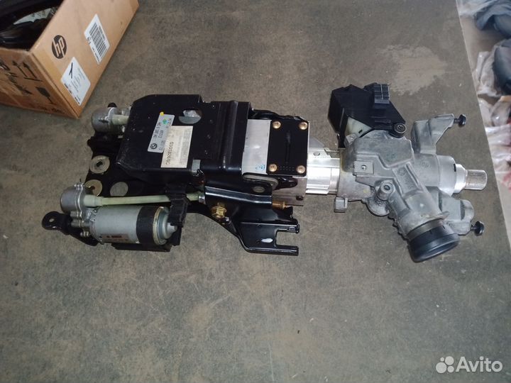 Колонка рулевая BMW E39 E38 с электроприводом