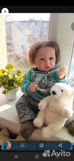 Кукла реборн мальчик