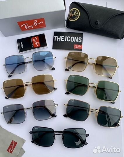 Очки ray ban square черный