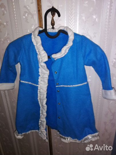 Костюм снегурочки от 6м до 2лет