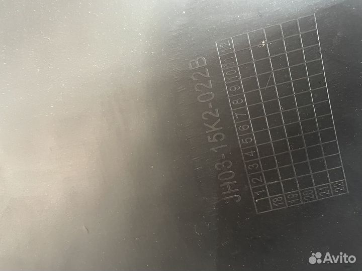 Бампер kia rio задний