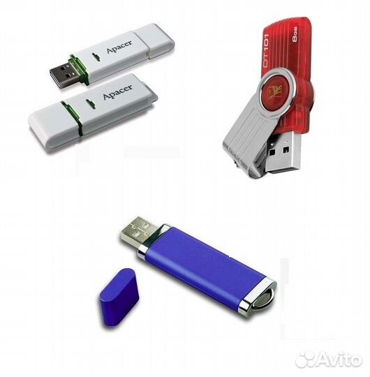 Флеш-накопитель 64GB USB в ассортименте
