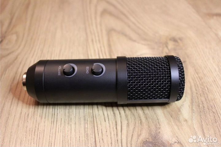 Микрофон BM-800 USB Blackout. Стойка, Поп-фильтр