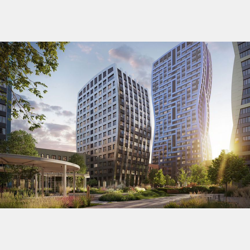 3-к. апартаменты, 47,1 м², 5/23 эт.