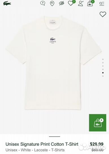Футболка Lacoste оригинал