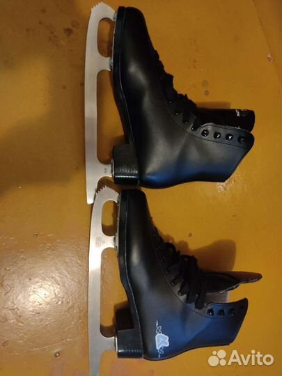 Коньки fashion black 42р 270см