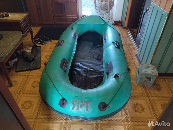 Лодка резиновая Двухместная надувная