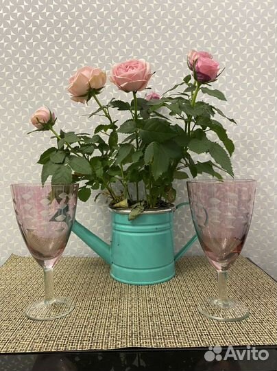 Фужеры цветное стекло СССР