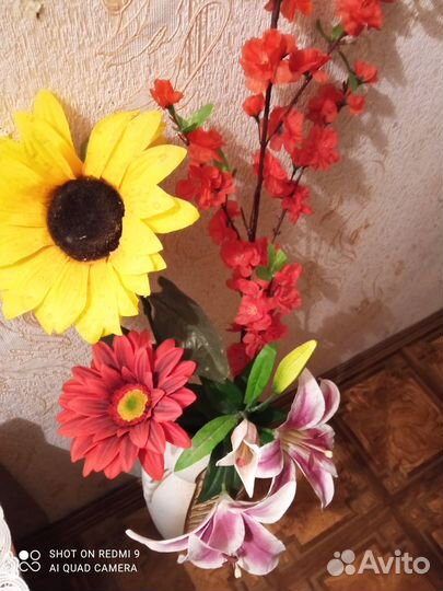 Ваза напольная керамическая