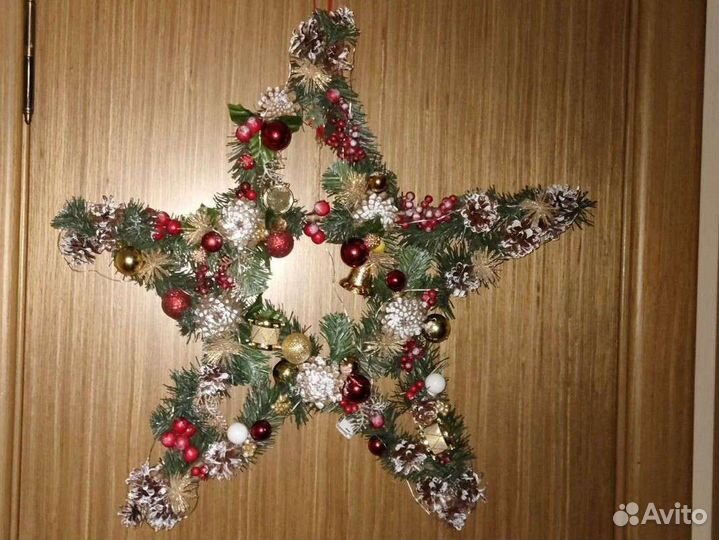 Новогодний венок декор для дома