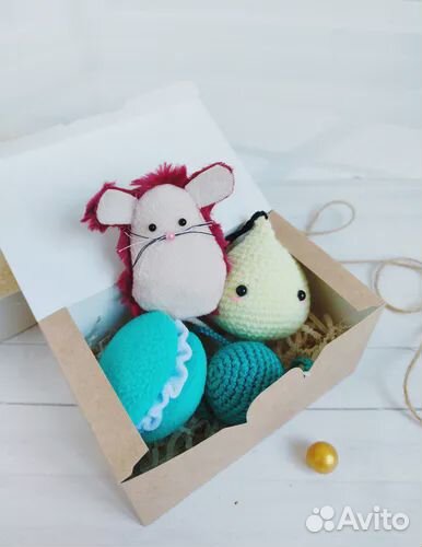 Набор игрушек для кошек с кошачьей мятой