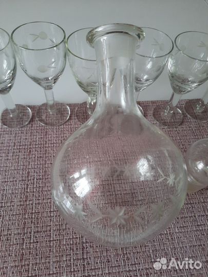 Графинчик и рюмочки и др посуда СССР