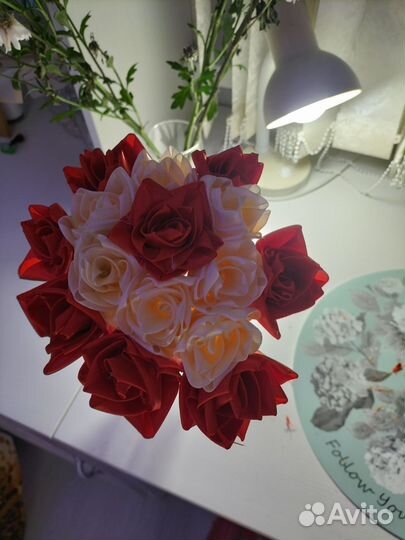 Букет из атласных лент