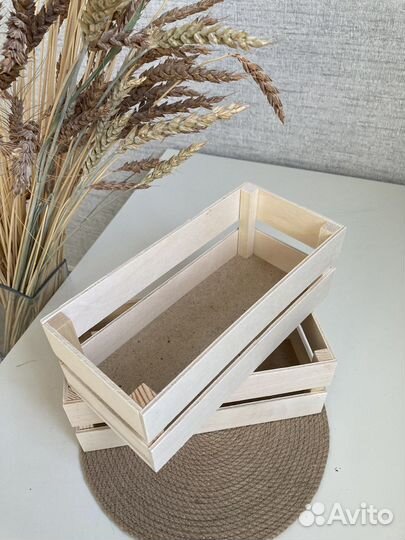 Ящик деревянный подарочный