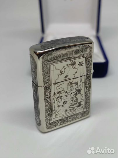 Зажигалка zippo armor sterling game of thrones