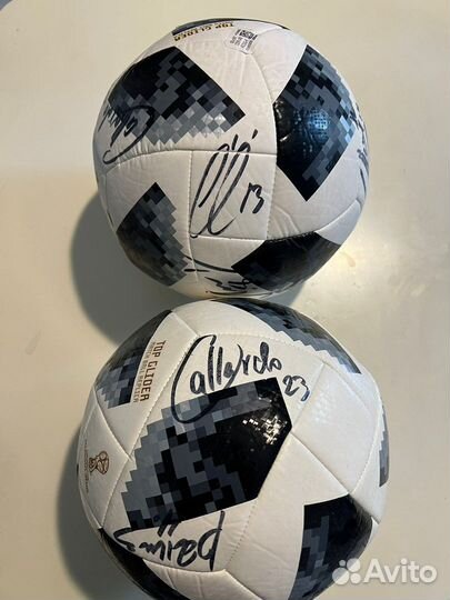 Футбольный мяч с автографами чм-2018