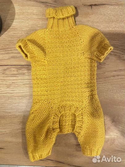 Комбинезон на маленькую собаку ручная работа