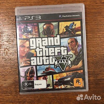 Диск gta 5 на ps3