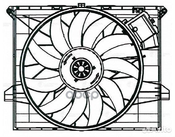 Вентилятор радиатора mercedes ML (W164) 06- LFK
