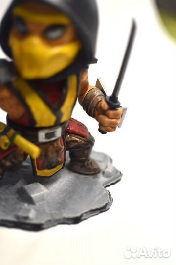 Стендовая модель chibi скорпиона из Mortal Kombat