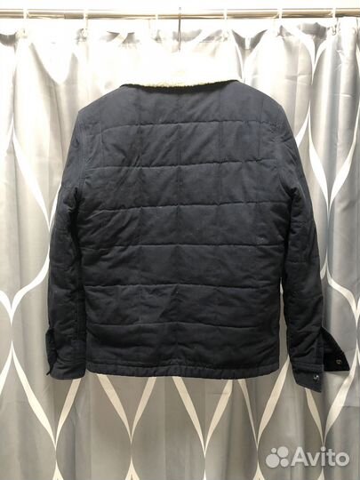 Куртка харингтон super dry шерпа М син цв