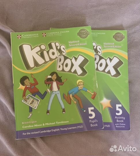 Учебники Kids Box 4,5 оригинальные