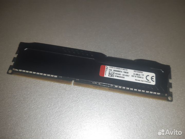 Память Kingston HyperX black DDR3 4Gb 1333Mhz