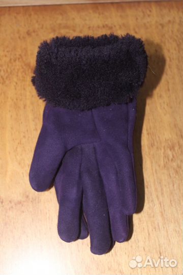 Перчатки зимние женские и шапка