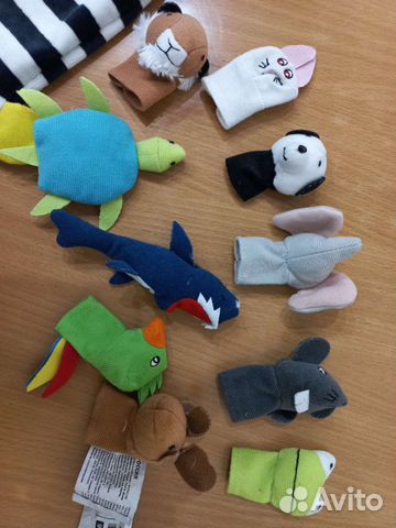 Пальчиковый театр IKEA и тряпочка зебра IKEA