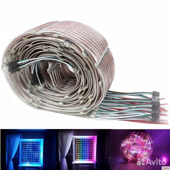 Светодиодные ленты на WS2812B 6шт