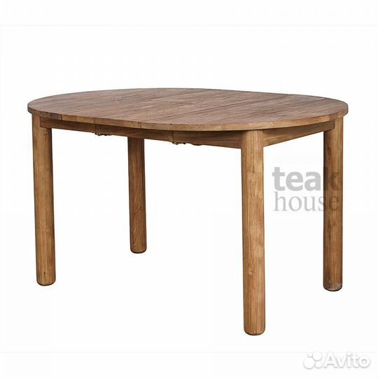 Стол обеденный из массива Тика Dino 100 / 140