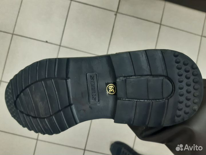 Саоги для конного спорта женские зимние кожаные