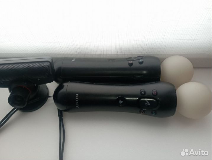 Playstation move для ps3, камера, джойстики