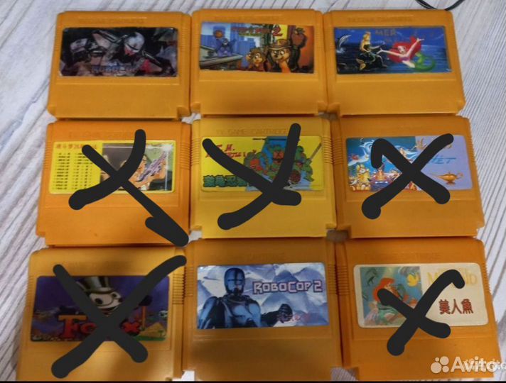 Картриджи для dendy 8 bit