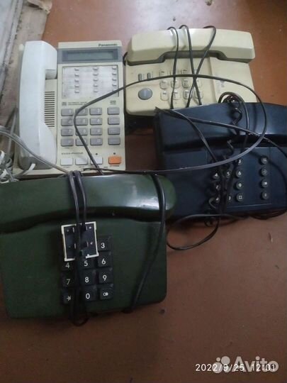Телефоны проводные стационарные кнопочные