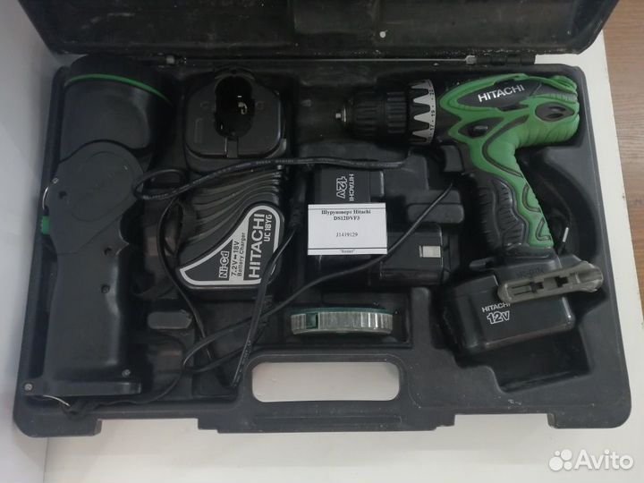 Шуруповерт Hitachi DS12DVF3