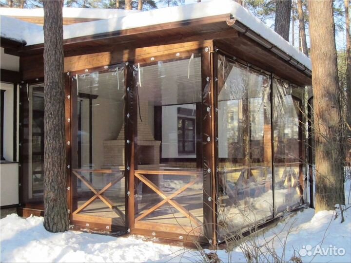 Мягкие стёкла для веранды