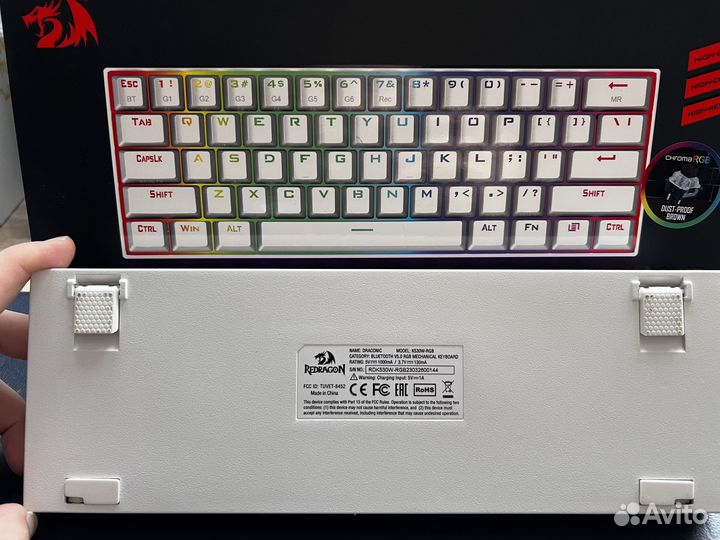 Клавиатура draconic K530W RGB + мышка