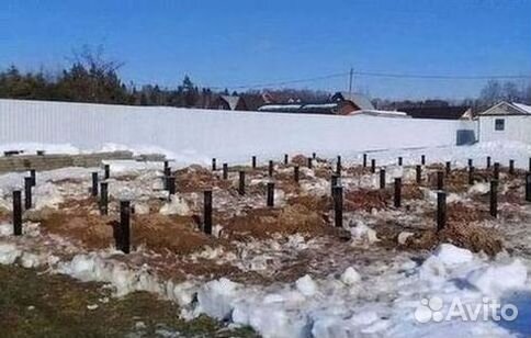 Фундаменты на винтовых сваях