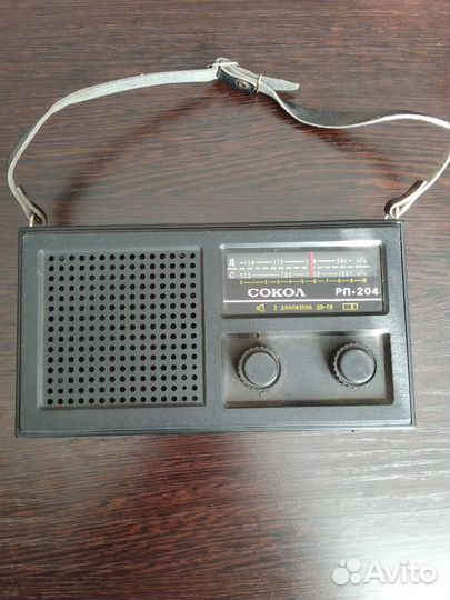 Винтажный радиоприемник Сокол рп 204