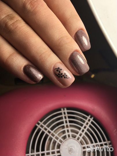 Маникюр с покрытием гель-лаком